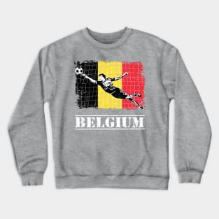 Belgium Soccer Supporter Goalkeeper Shirt Crewneck Sweatshirt